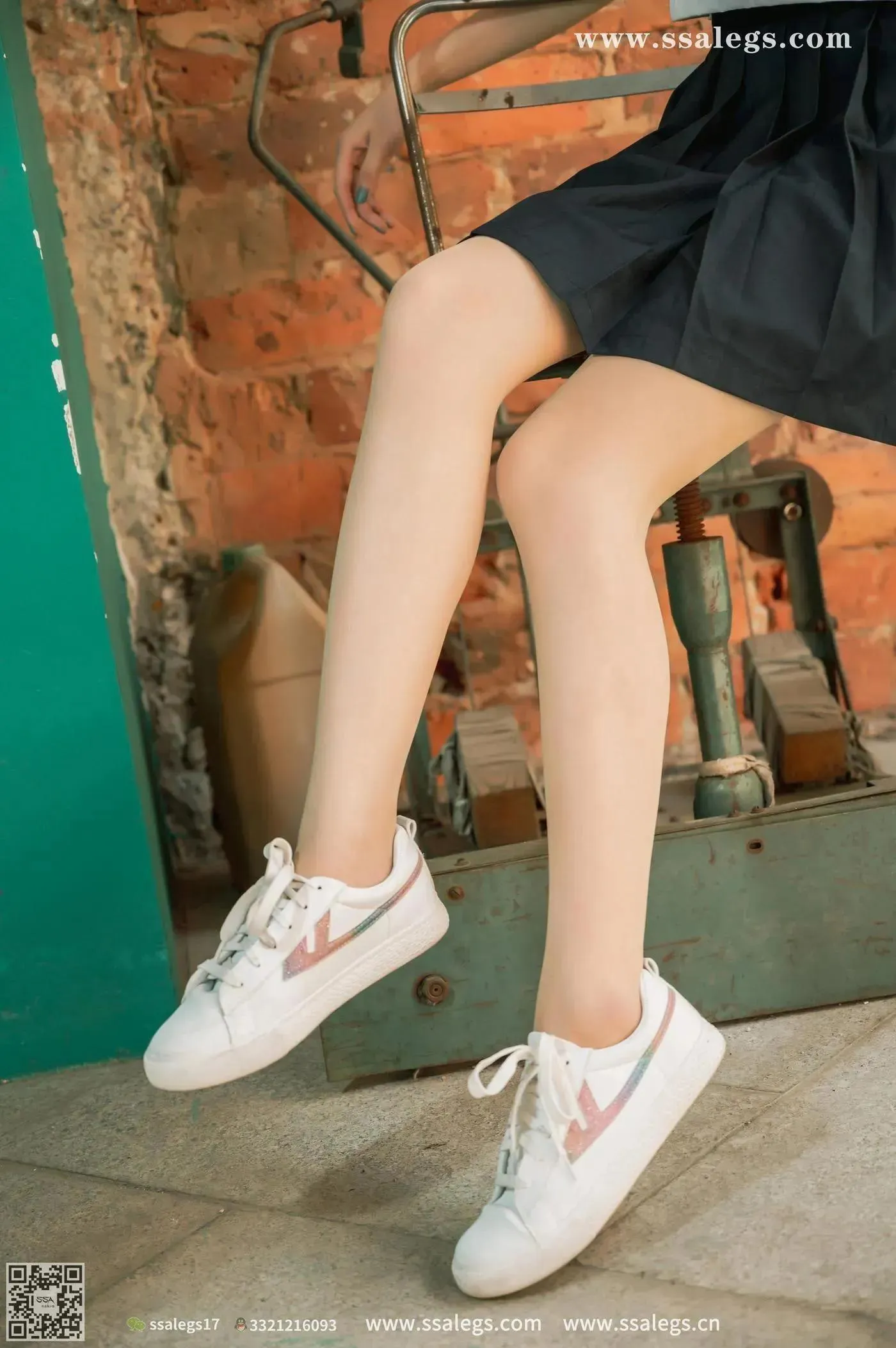 [SSA丝社]超清写真 NO.422 漫漫白色jk制服肉丝写真(下) [84P]插图